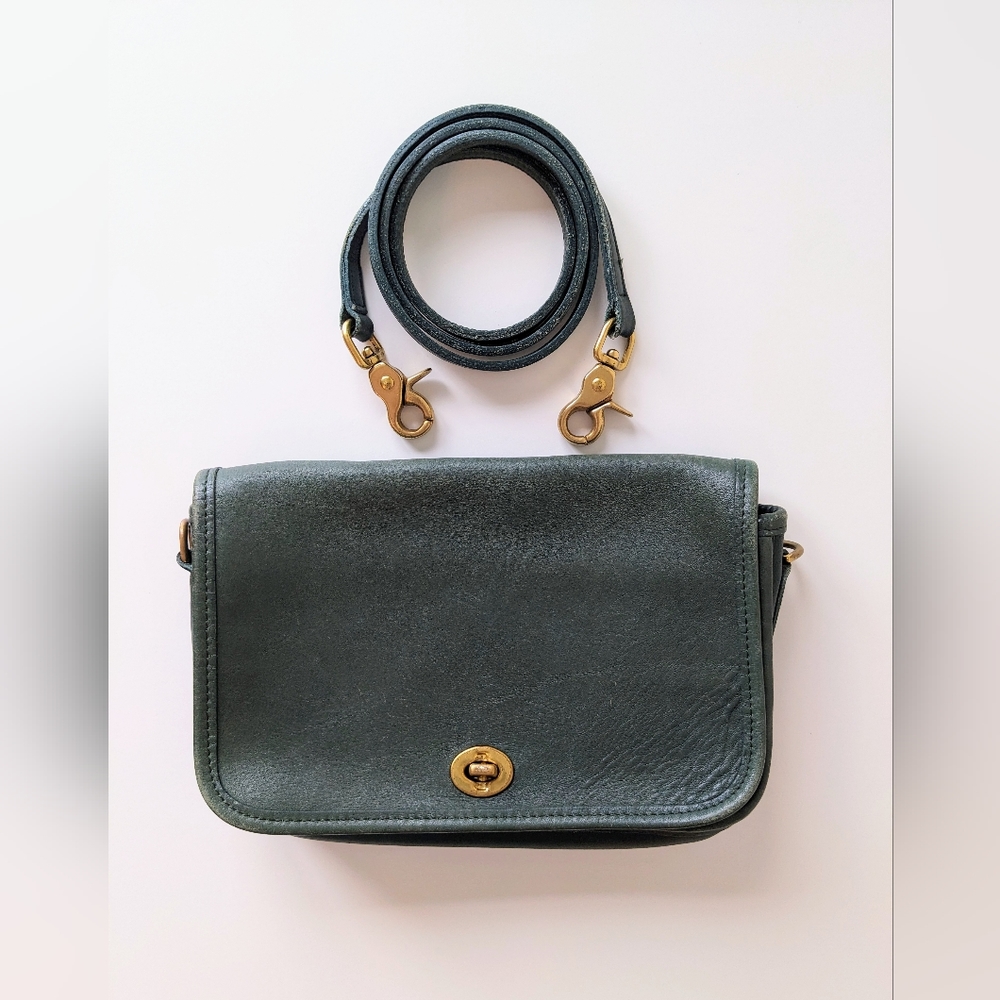 Coach Dark Green Crossbody Bag